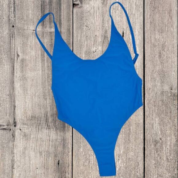 FABLETICS LOW BACK ONE-PIECE SWIMSUIT, SIZE LARGE (10) - Picture 1 of 2
